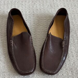 Cole Haan Dark Brown Leather Slip-On Loafers Men’s Size 12 M